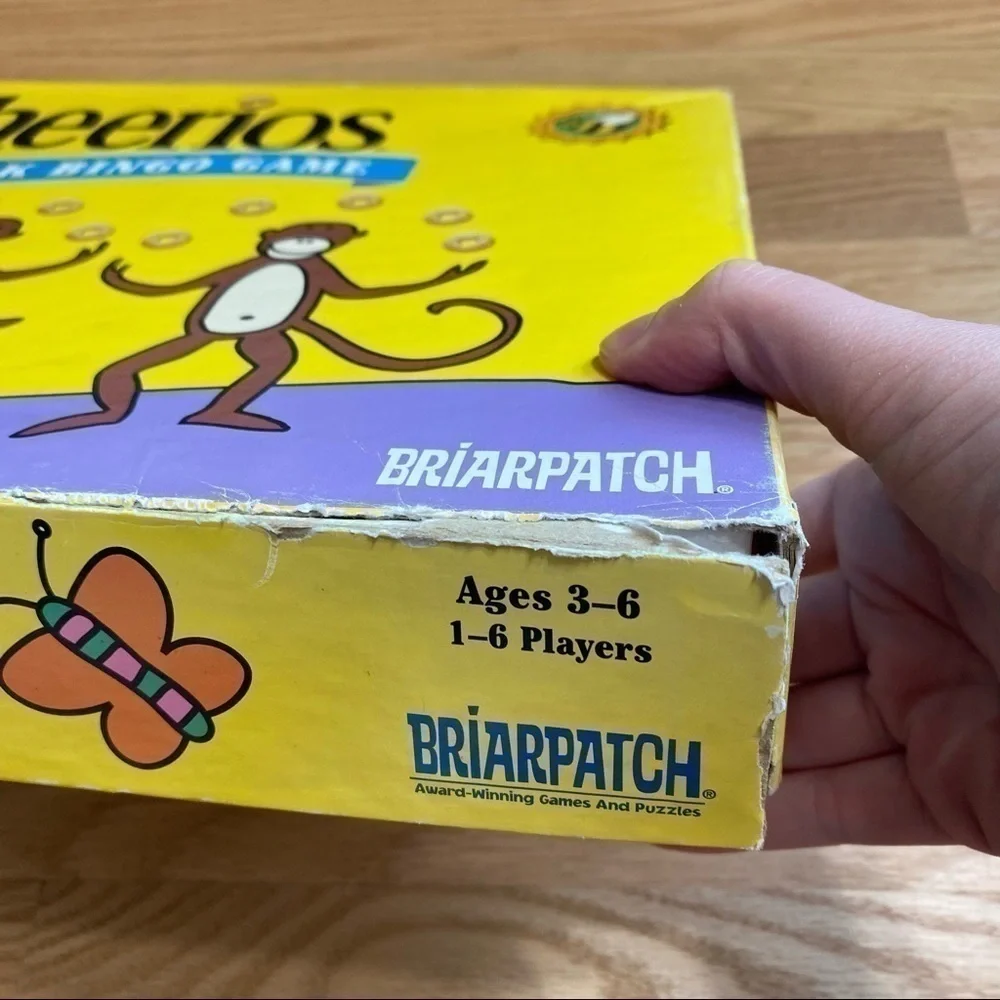 Vintage Cheerios Play Book Bingo Board Game Kids Toy
